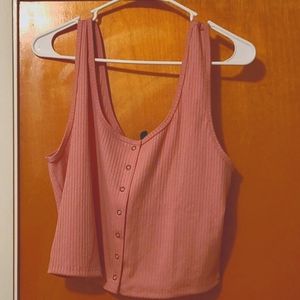 Pink crop top